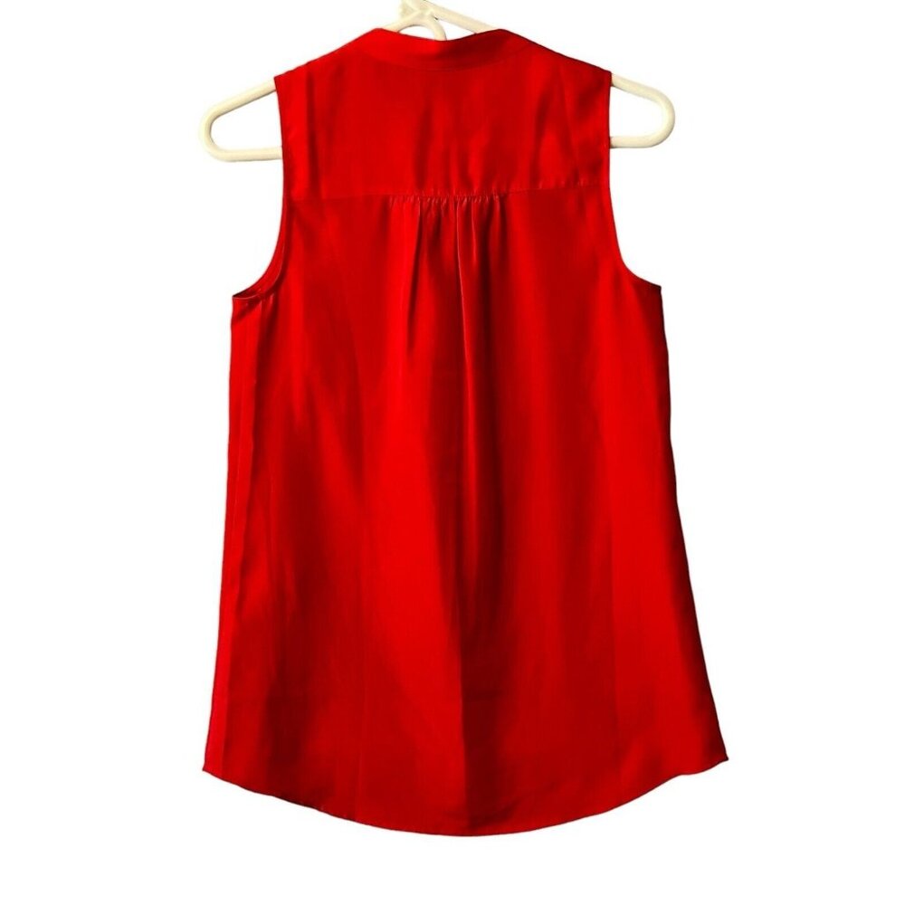 J Jill Button Up Shirt Size 0 Sleeveless Lightweight Beach‎ Travel Preppy Womens - Picture 2 of 9